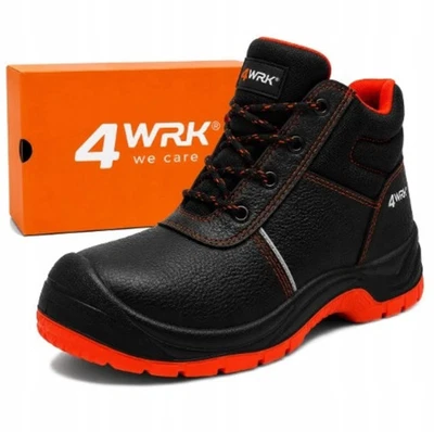 Bottes de Sécurité S3 Homme SKAT MC Cuir Embout Acier Anti-Perforation 39-47 - Photo 1/4