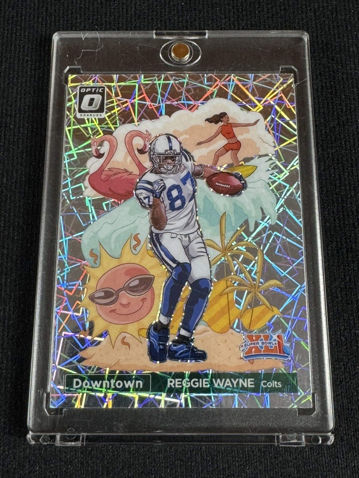 2023 Panini Donruss Optic - Super Bowl Downtown Reggie Wayne #SBD-DH