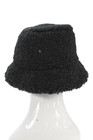 Apparis Womens Faux Fur Lined Bucket Hat Solid Black Size One Size — photo 3