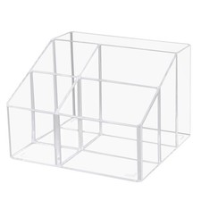 Acrylic Desk Organizers, Clear Pen Holder and Pencil Holder Display Stand for...