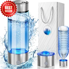 2025 Hydrogen Water Bottle Generator SPE PEM Portable Rechargeable AquaHealth