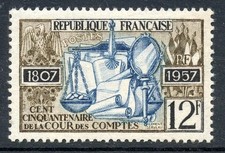 S59278 FRANCE 1957 MNH** 1 Timbre Neuf Non Linguellé #1107