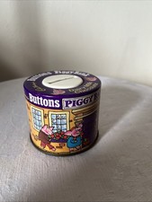 Vintage Cadbury's Buttons Money Box / Piggy Bank