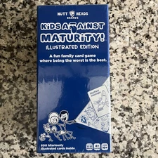 KIDS AGAINST MATURITY Illustrated Edition Family Card Game New - Factory Sealed!