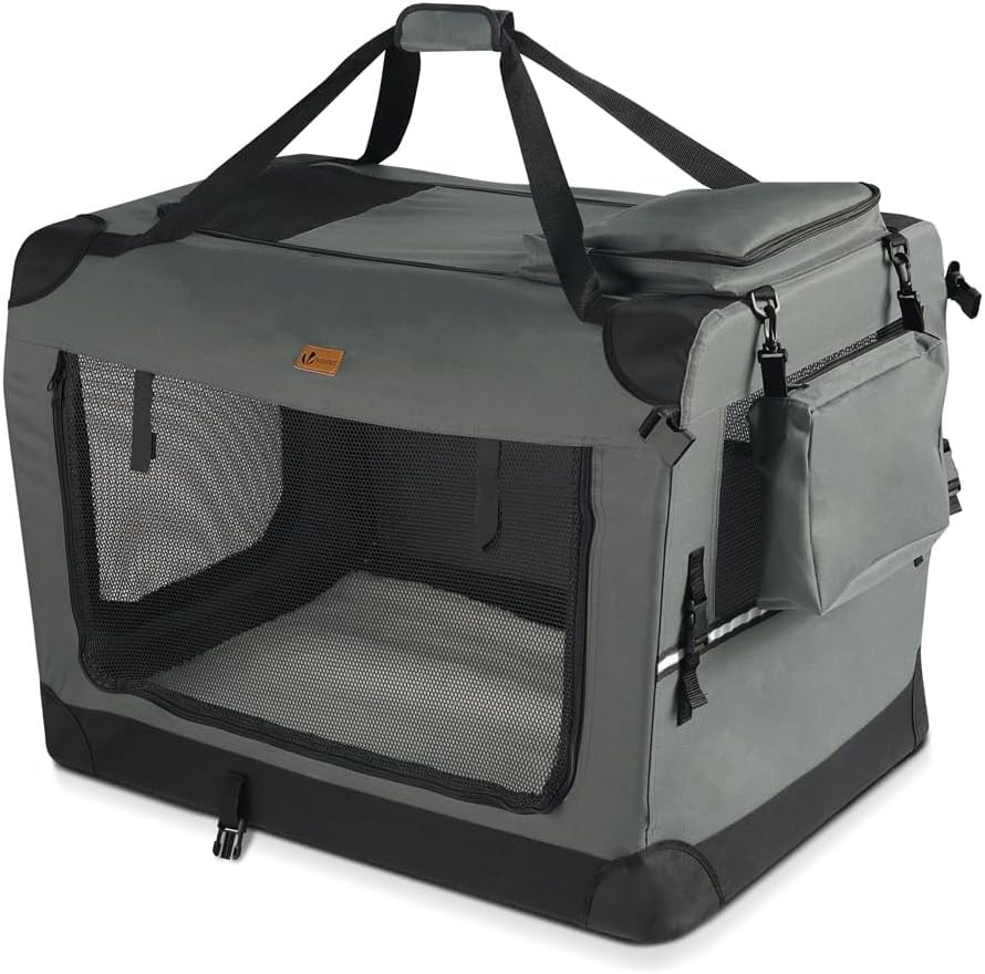 Trasportino Design per Gatti e Cani | Borsa Morbida con Rifiniture Stris