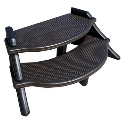 Confer Plastics 7-01-ESS-COF Spa Step 1/2'' Plastic Coffee Color