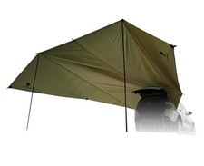 Large Car Awning Tarp for Camping Backpacking Tarp SUV Tailgate Lunar Green