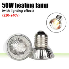 Reptile Heating Lamp Holder UVA UVB Light Rotatable Basking Spot Light Simulated