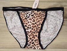 NWT Vintage Victoria's Secret Signature Waistband Cotton String Bikini Panties S