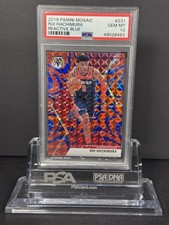 2019-20 Panini Mosaic Rui Hachimura #231 Reactive Blue Prizm Rookie PSA 10