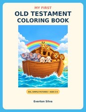 My First Old Testament Coloring Book: 12 Easy Bible Stories with Big, Simple pic