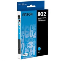 Epson 802 DURABrite Ultra Ink Cartridge Cyan WF4720 WF4730 WF4734 WF4740