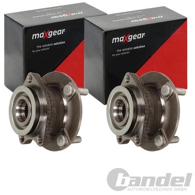 2X MAXGEAR RADLAGER-SATZ VORNE PASSEND FÜR NISSAN EVALIA NV200 LINKS+RECHTS