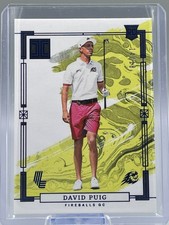 2024-25 Panini Impeccable Liv Golf David Puig #38 Blue /18