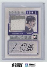 2011-12 ITG Decades 1980s Jersey Auto Silver Luc Robitaille RC #RJA-LR