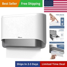 Commercial Paper Towel Dispenser Wall Mount C-Fold Multifold Trifold Hand Tow...