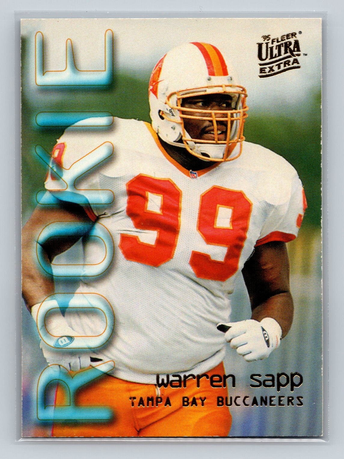 1995 Ultra #471 Warren Sapp RC Tampa Bay Buccaneers