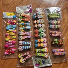 New Girls Hair Clips Lot Of 42