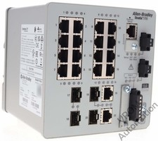 Surplus Allen Bradley 1783-BMS20CL A Switch Ethernet 16 Fast Ethernet Port 2 Com