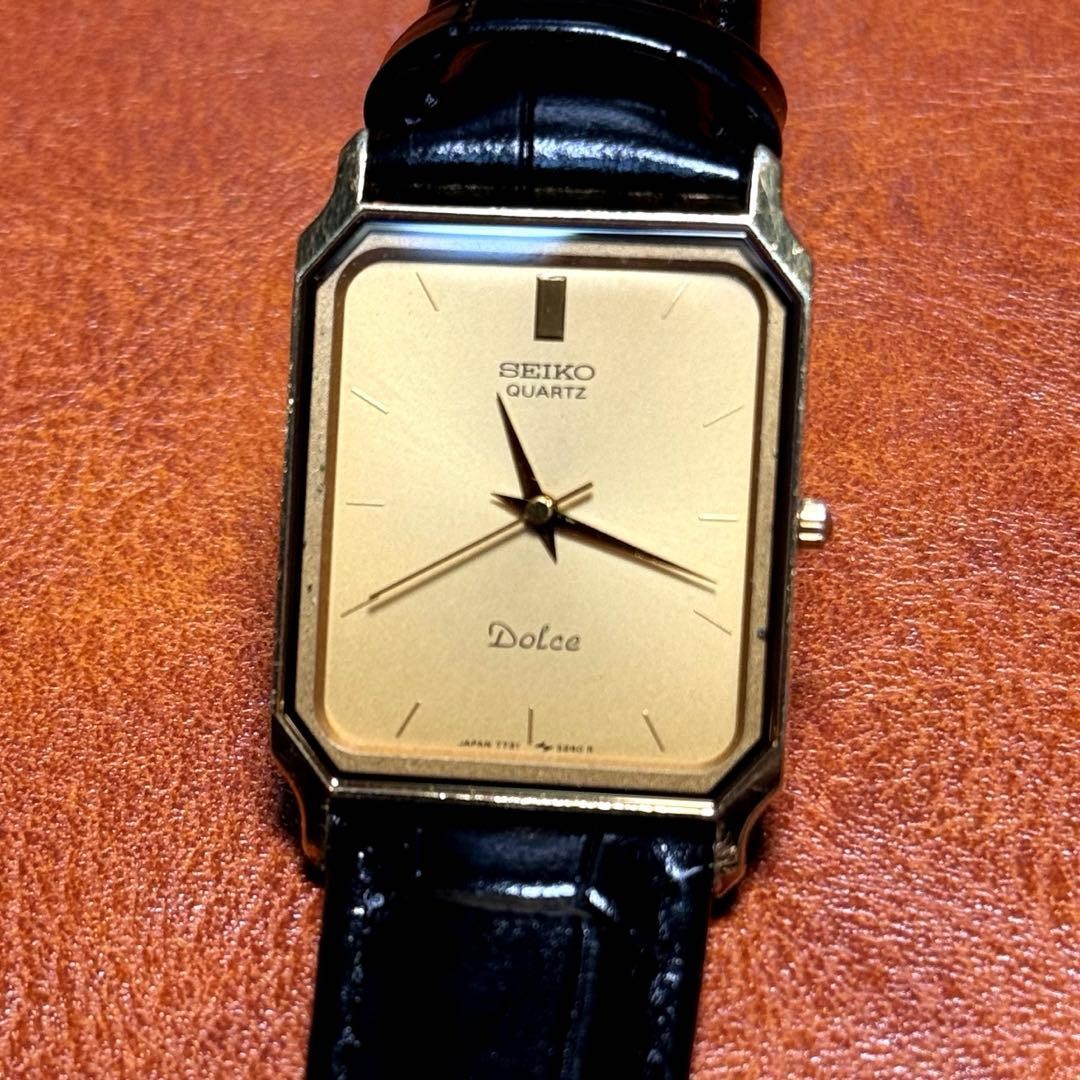 A119 SEIKO DOLCE Rectangular 80's - image 2