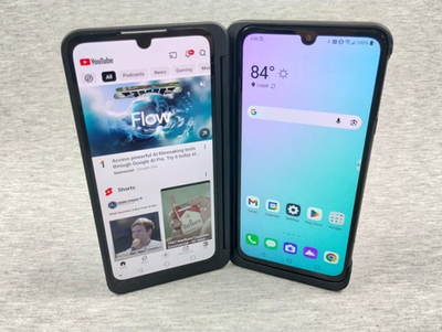 #ad #ad LG G8X ThinQ Smartphone 128GB Black Dual Screen ATamp;T $249.99