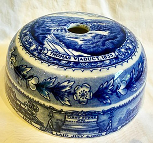 B & O Baltimore & Ohio Railroad Hot Food Cover Lamberton China