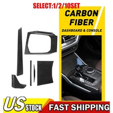 Carbon Console Dash Cover Inner Trim For BMW G20 G22 320i M340i M440i 20-22 1~10