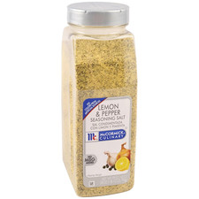 Lemon Pepper Seasoning Salt, 28 Oz - One 28 Ounce Container Lemon Pepper Seaso