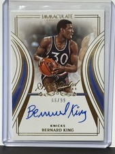 2022-23 Panini Immaculate Collection - Sophisticated Signatures Bernard King...