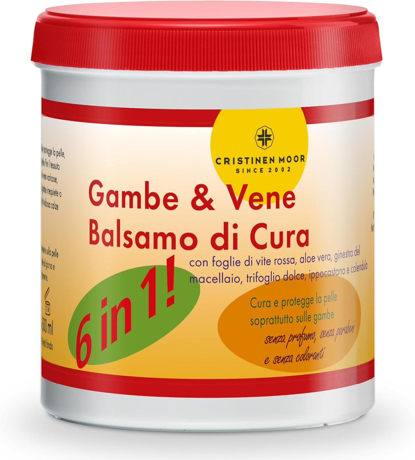 │ Balsamo per La Cura Delle Vene Delle Gambe, 500 Ml | per Le Vene Varicose I Ga