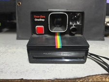 Vintage Polaroid Time Zero One Step Instant Land Camera With Strap