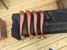 Set of 4 Queen Ann Style Wood Table Legs Salvage Repurpose Crafter  — photo 1