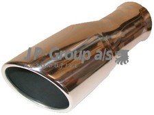 Abgasrohr DANSK JP GROUP 1620701100 Endrohrtyp rund angefast Edelstahl für 911