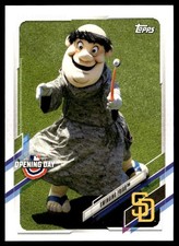 2021 Topps Opening Day Mascots Swinging Friar San Diego Padres #M-18