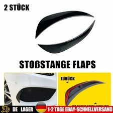 2x Sto&szlig;stange Canards Aero Flaps Vorne f&uuml;r Mercedes W205 S205 C205 A205 AMG Line
