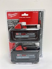Milwaukee 48-11-1862 M18 18V 6.0Ah High Output Lithium-Ion Battery 2 Pack 