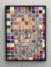 Daniel Pultorak Porträt Gerhard Richter 2022 Kunst signiert gerahmt Öl