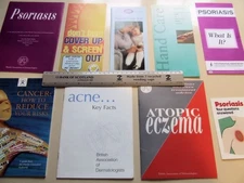NINE VINTAGE HEALTH LEAFLETS, BOOKLETS FROM THE 1990S