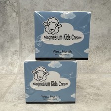 2 Pack Magnesium Kids Cream 3.53oz for Sleep Topical Cream Exp 02/2028