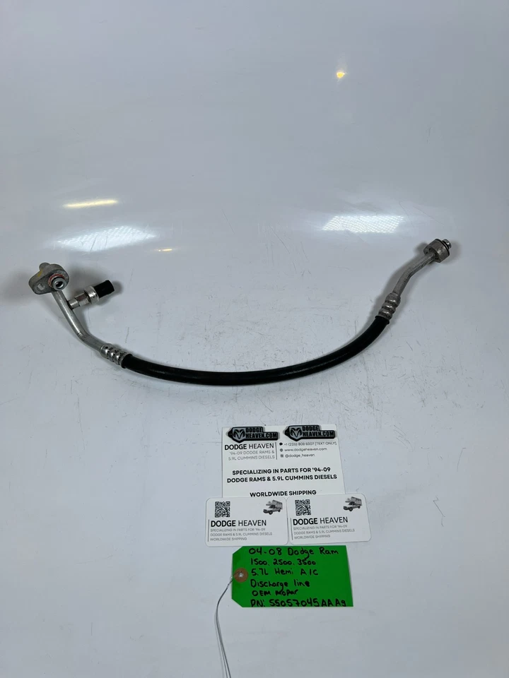 Dodge Ram 1500 2500 3500 2004-2008 5,7 L Hemi línea de descarga de aire acondicionado 55057045 fabricante de equipos originales Foto 2 de 4