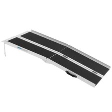 5 ft Aluminum Folding Wheelchair Ramp Handicap Scooter Ramp Non-Slip 800LBS