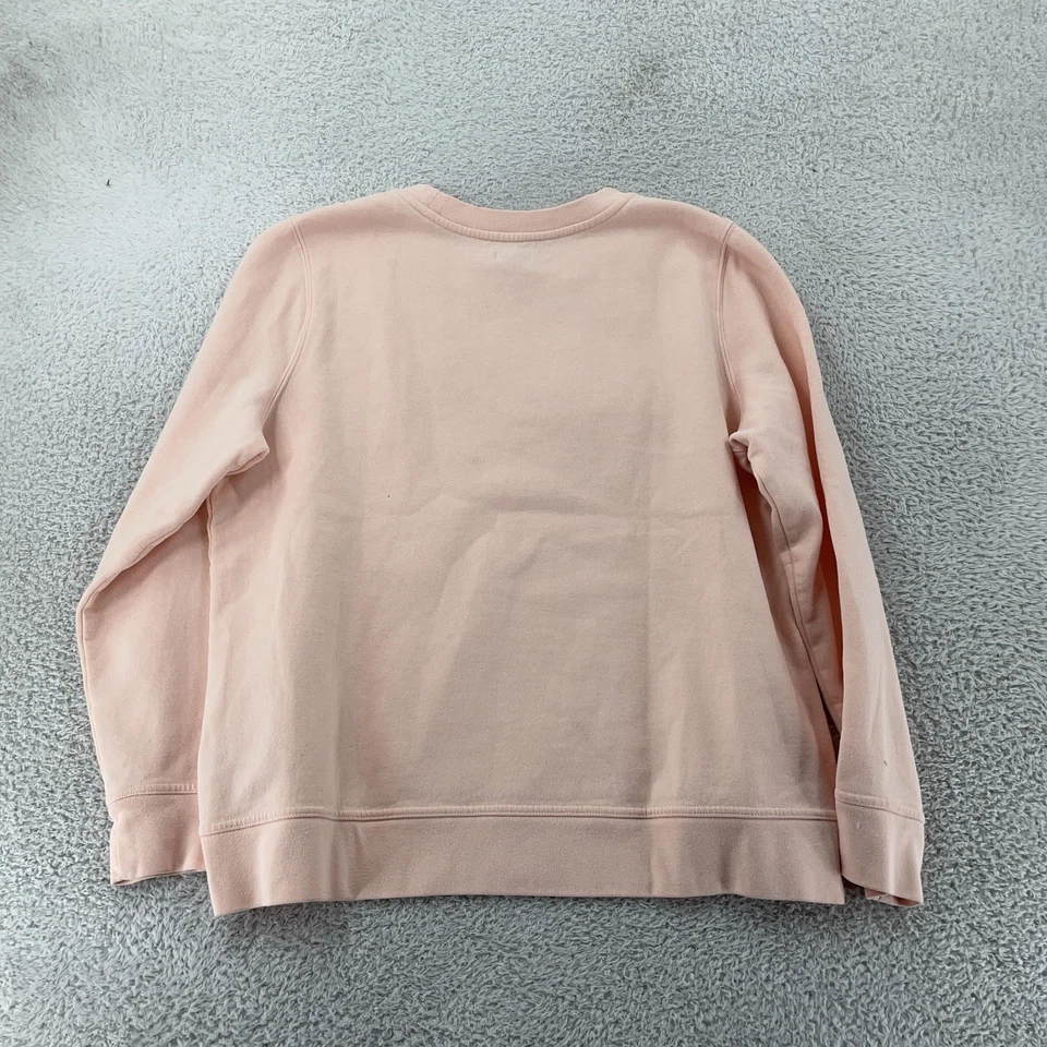 L.L. Sudadera Bean para mujer XL rosa con logotipo deletreado cuello redondo polar pulóverda Foto 3 de 4