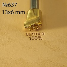 Leather Crafting Stamp Tool For Leather Crafts Brass Punch Making Stamps 637
