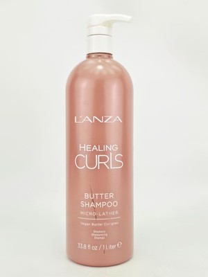 Lanza Healing Curls Vegan Butter Shampoo 33.8 oz Jumbo Pump
