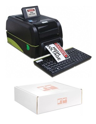 VnM4 PRO Safety Sign and Label maker with LCD screen and compact keyboard. Pr...