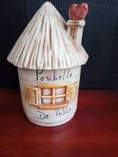 Poubelle de table en céramique