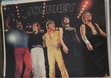 Rare 80s Pinup Clipping Of Journey Thr Band On Stage Great Condition Vintage