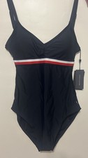 Tommy Hilfiger Women s Navy One Piece Swimsui...