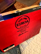 Eiroa Pesetas Wood  Cigar Box