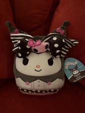 NEW Squishmallows 8 Inch Kuromi 20th Anniversary Sanrio Special Edition